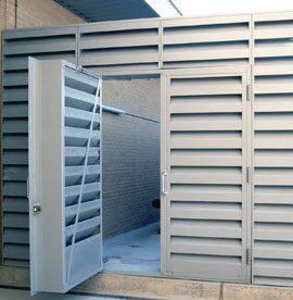 Louvred Ventilation Acoustic Doors