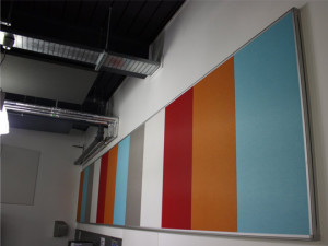 Stretched Acoustic Fabric Wall